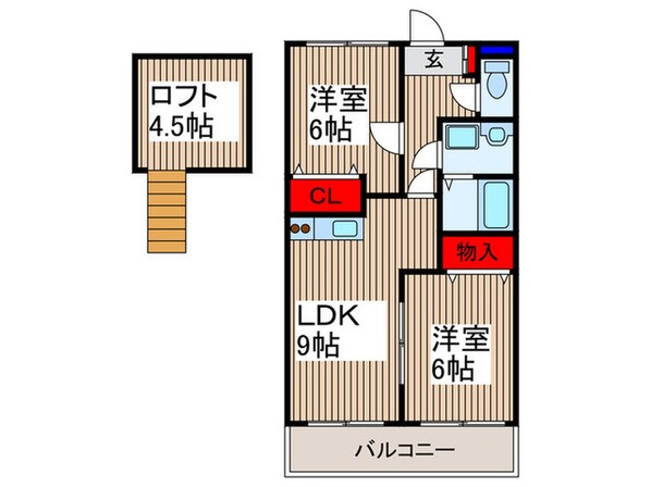 コニファーガーデン所沢の物件間取画像